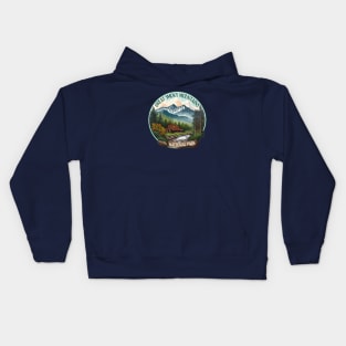 Great Smoky Mountains National Park Vintage Design Kids Hoodie